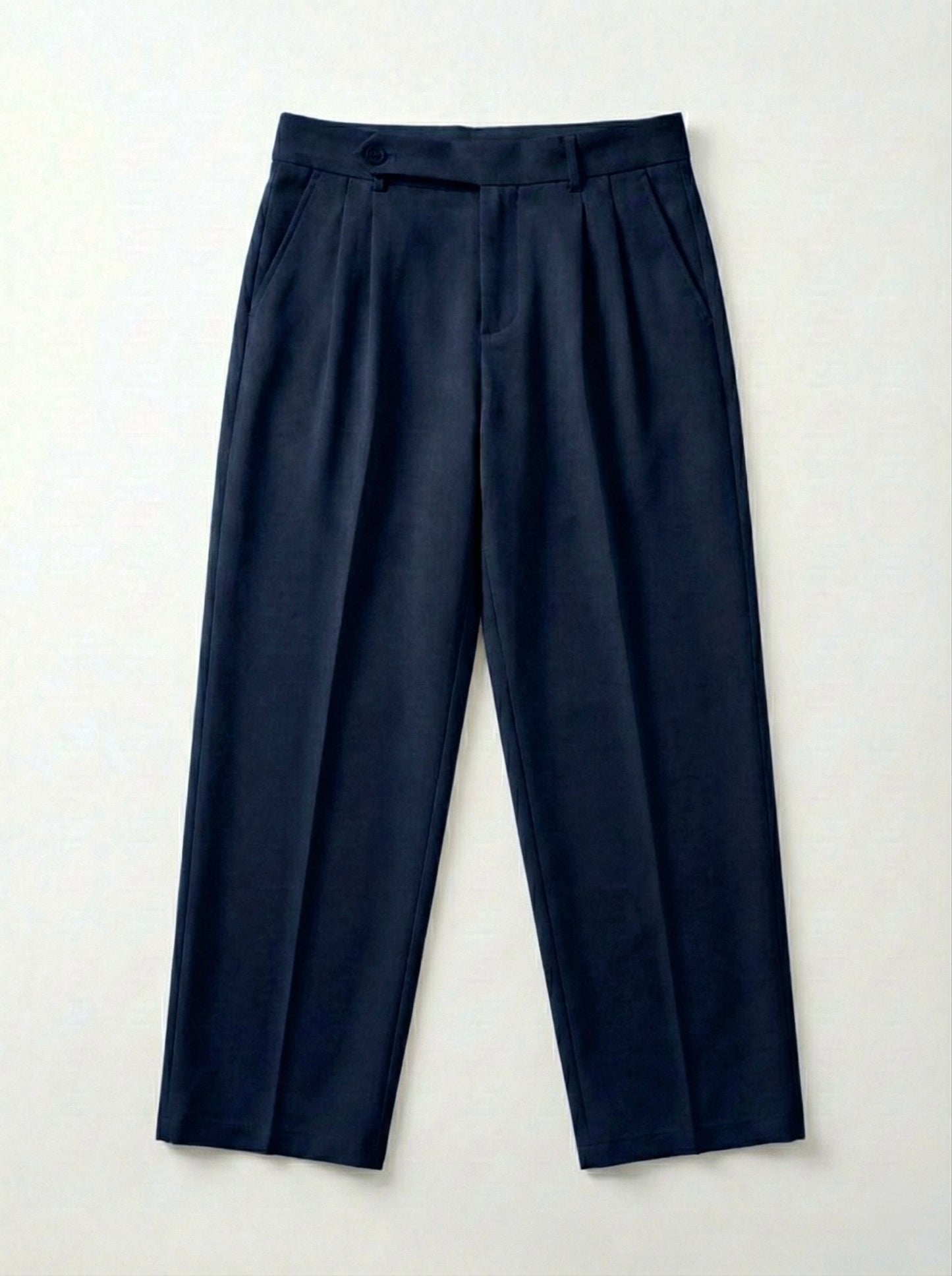 Deep Blue - Italian Pleated Pants