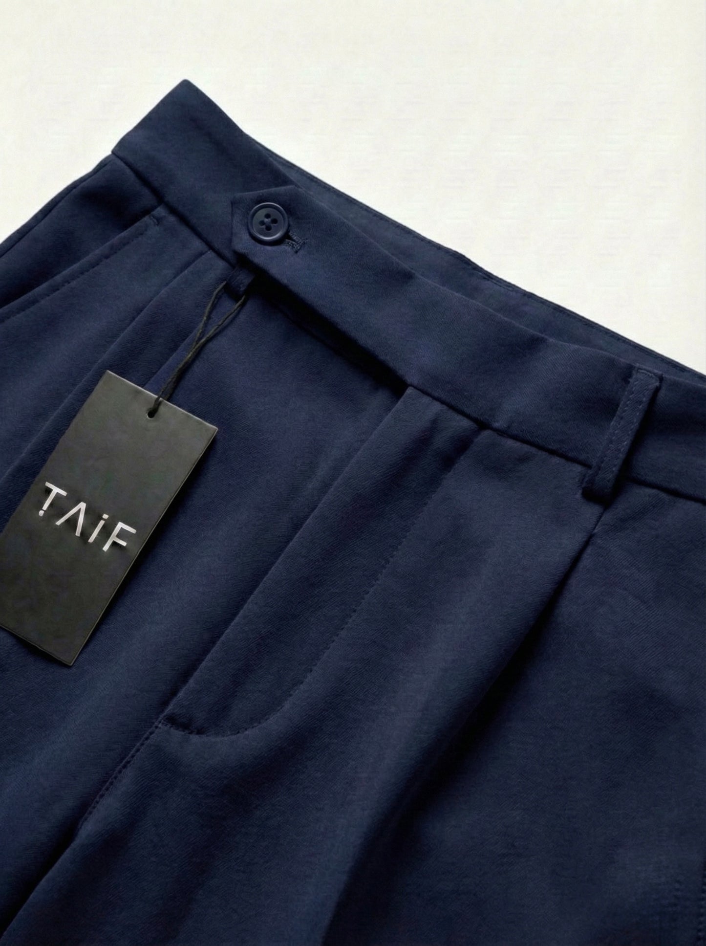 Deep Blue - Italian Pleated Pants