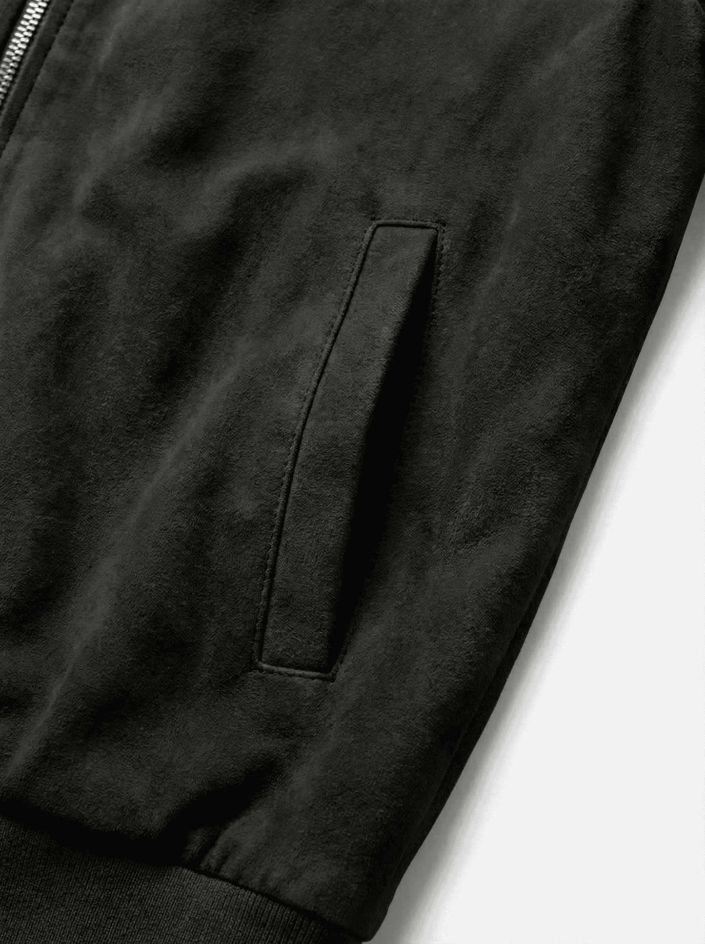 Midnight Black Suede Jacket