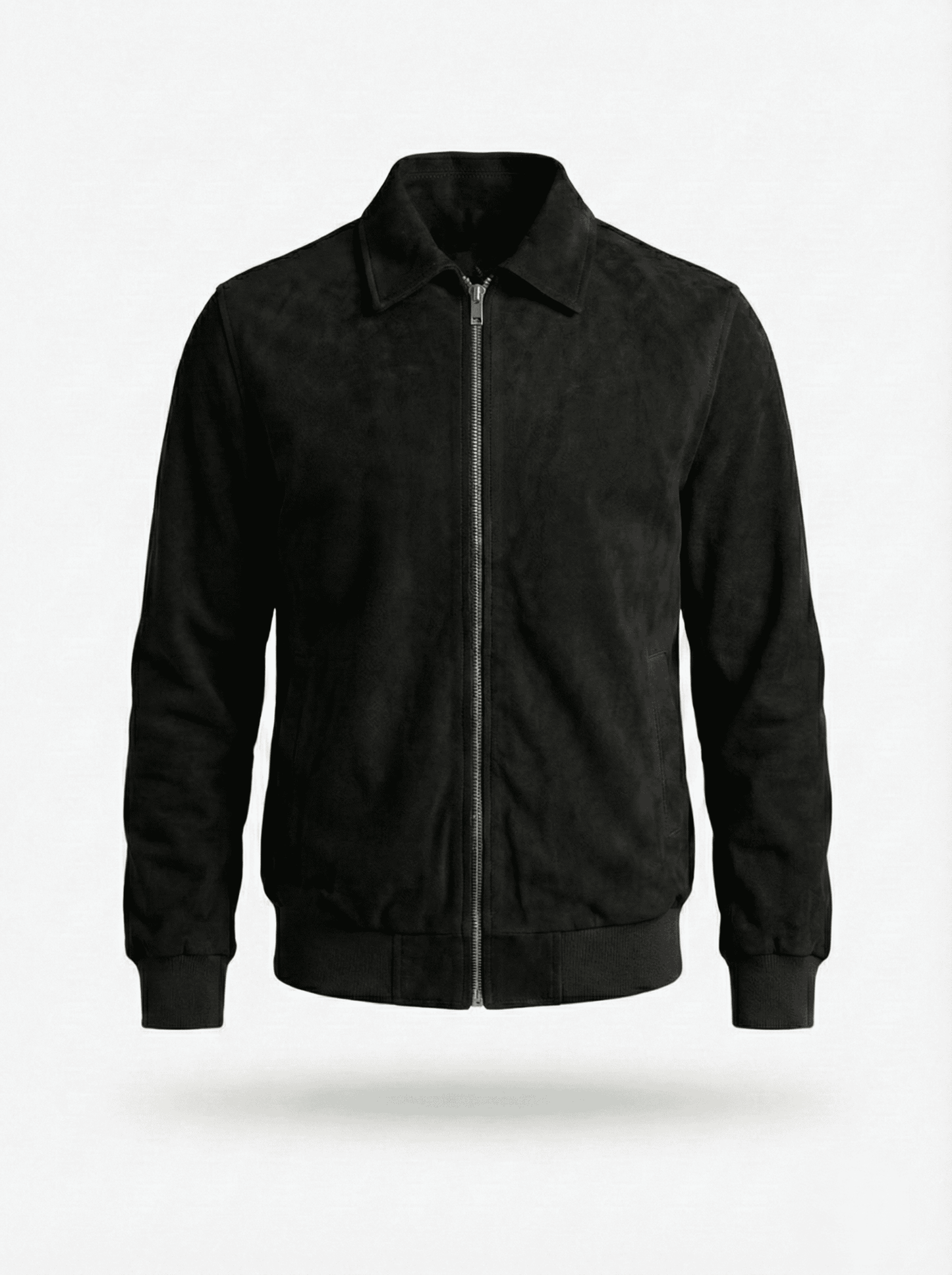Midnight Black Suede Jacket