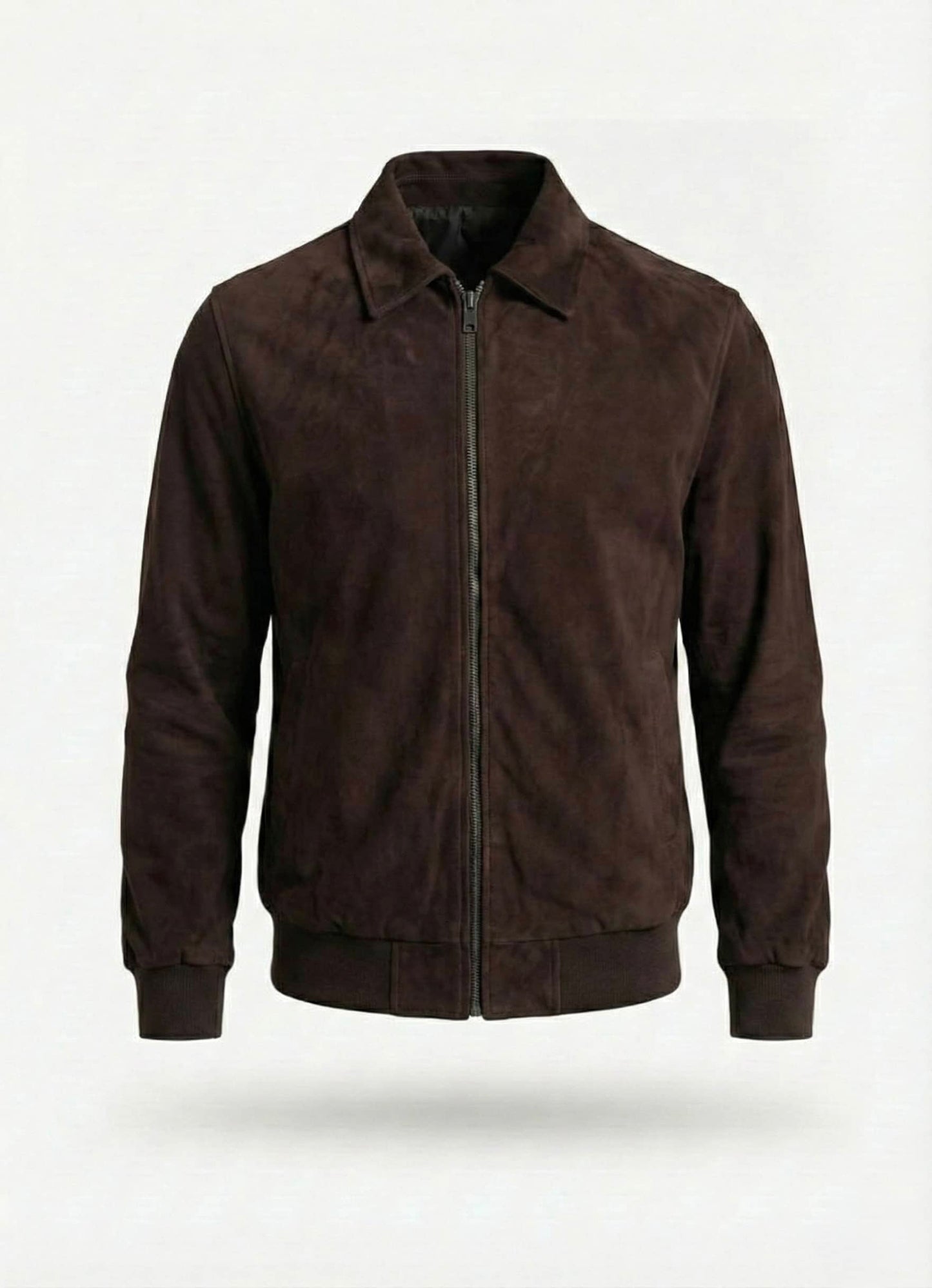Tobacco Brown Suede Jacket