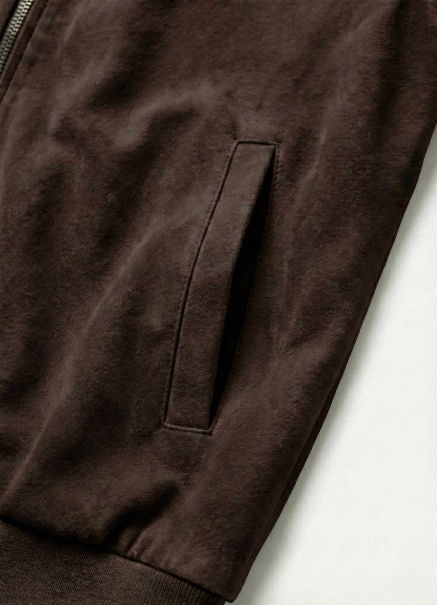 Tobacco Brown Suede Jacket