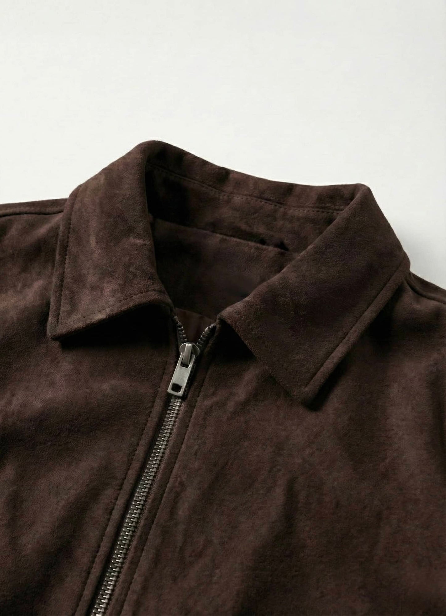 Tobacco Brown Suede Jacket