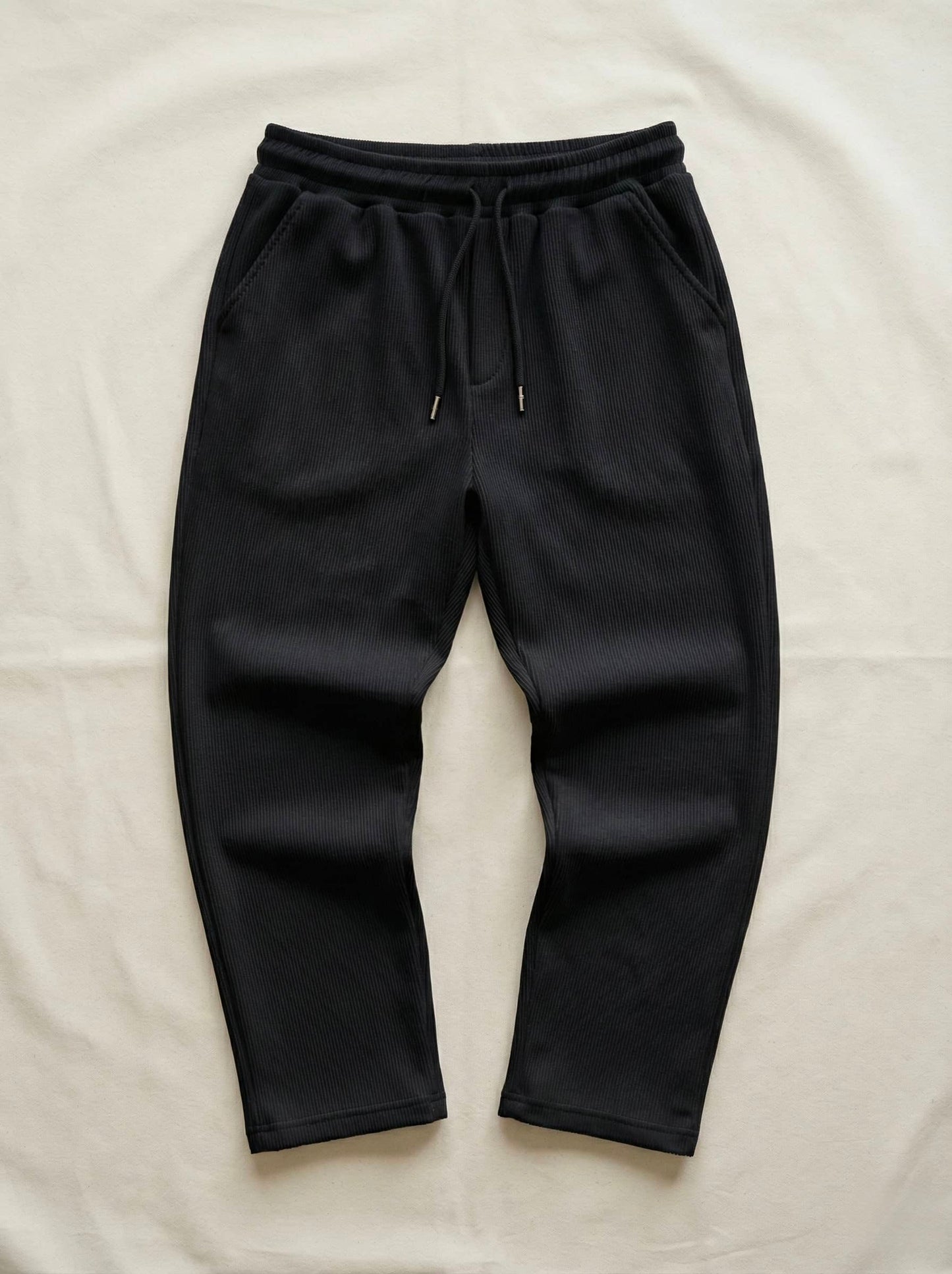 Midnight Black Ribbed pants