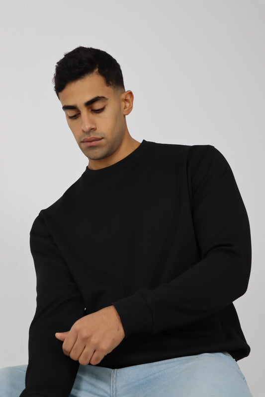 Midnight Black Crew Neck