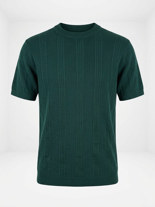 Emerald Green - Arabesque Knit Tee