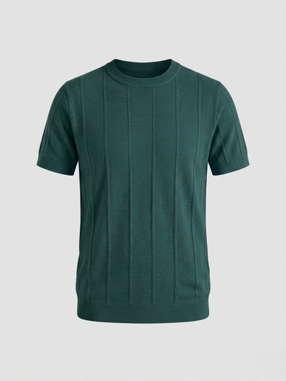 Emerald Green - Column Knit Tee