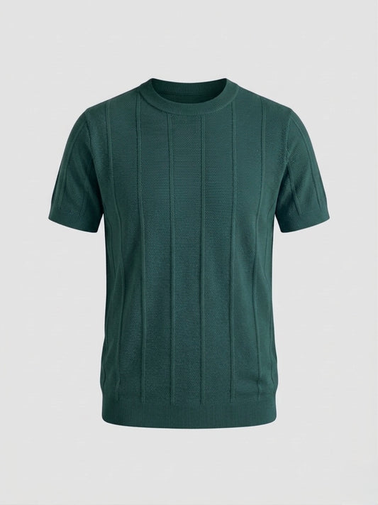 Emerald Green - Column Knit Tee